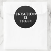 La Taxation Est Un Sticker De Vol (Sac)