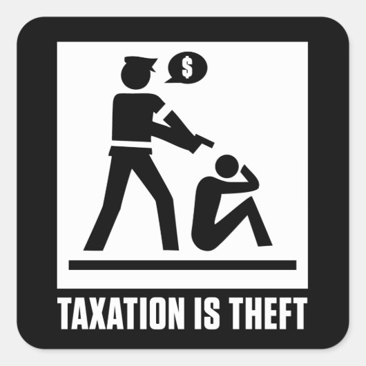 La Taxation Est Un Sticker De Vol (Devant)