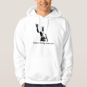 La techno Viking vous voit sweat - shirt à capuch