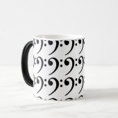 La température changeant la tasse de CLEF BASSE (Devant gauche)