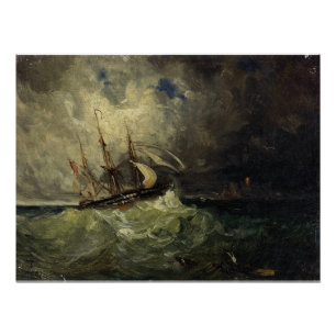 La Tempête – Félix Ziem Perfect Poster