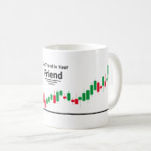 La tendance est votre AMI café Mug (Devant droit)
