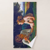 La Tentation, Bouguereau (Serviette de bain)