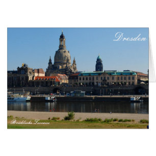 La terrasse de Brühl à Dresde