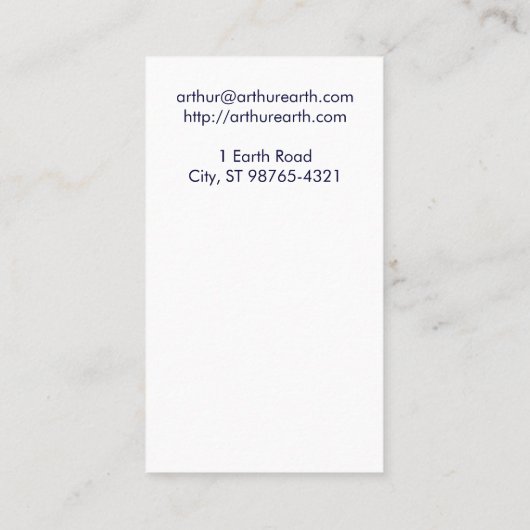 La terre de la carte de l'espace (Dos)