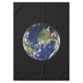 La TERRE de la nappe faite sur commande de coton (Devant)