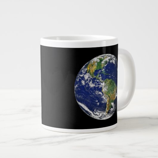 LA TERRE DE L'ESPACE Personnalisé Mug Géant 20oz (Devant droit)