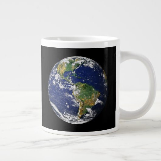 LA TERRE DE L'ESPACE Personnalisé Mug Géant 20oz (Droite)