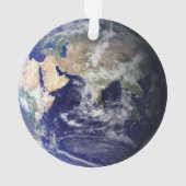 La TERRE de l'ornement accrochant acrylique fait (dos)