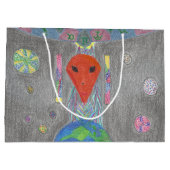 La terre d'UFO d'interaction et le grand sac (Dos)
