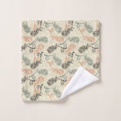 La terre modifie la tonalité le noir gris bronzage (Gant de toilette)