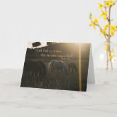 La Terre n'a pas de chagrin - Carte de sympathie (Fleur jaune)