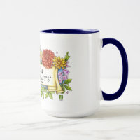 La Terre Rire En Fleurs 15oz Mug