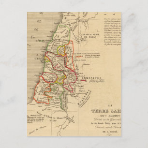 La Terre Sainte sous Salomon Briefkaart