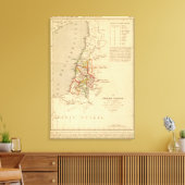 La Terre Sainte sous Salomon Canvas Afdruk (Insitu (Woonkamer))