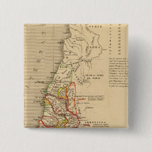 La Terre Sainte sous Salomon Vierkante Button 5,1 Cm