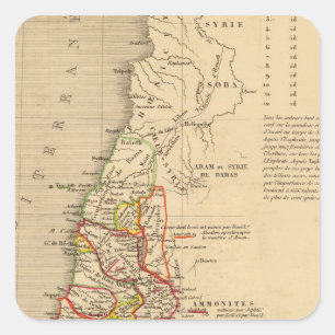 La Terre Sainte sous Salomon Vierkante Sticker