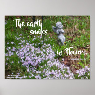LA TERRE SOURIT DANS LES FLEURS EMERSON POSTER