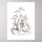 La Terre uit de serie "De Vier Elementen". Poster (Voorkant)