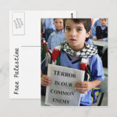 La terreur est notre ennemi commun Carte postale (Devant / Derrière)