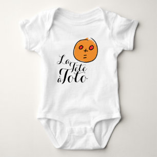 La Tête à Toto Funny Wiskunde Jokes Baby Bodysuit
