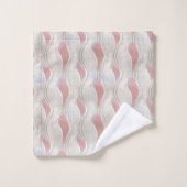 La texture Gris Rouge 3D En Métal Gras Toncié Rega (Gant de toilette)