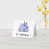 La tige aiment un Egyptien - carte de note (le (Fleur jaune)