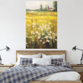 La toile de la nature : Peinture à l'huile de Fleu (Insitu(Chambre))