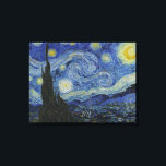 La Toile De Nuit Starry<br><div class="desc">La nuit étoilée par Vincent van Gogh Canvas La nuit étoilée est un tableau de l'artiste post-impressionniste néerlandais Vincent van Gogh. Le tableau dépeint la vue à l'extérieur de la fenêtre de son sanitarium la nuit, bien qu'il ait été peint de mémoire pendant la journée. La partie centrale montre le...</div>