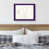 La toile du premier formulaire d'impôt sur le reve (Insitu(Chambre))
