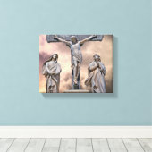 La toile Emballée De Crucifixion (Insitu (Plancher de Bois))