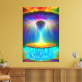 La Toile Emballée Rapture Abstract (Insitu(Salon))