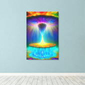 La Toile Emballée Rapture Abstract (Insitu (Plancher de Bois))