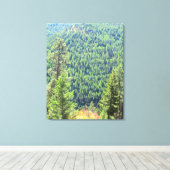 La Toile Enveloppée De La Forêt (Insitu (Plancher de Bois))