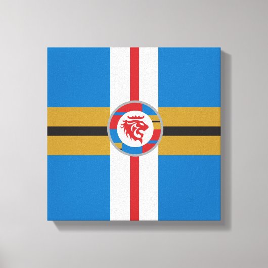 La toile enveloppée du lion rouge (Recto)