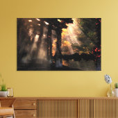 La Toile Enveloppée Sur Le Chemin Ombré (Automne) (Insitu(Salon))