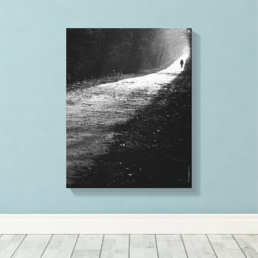 La toile enveloppée Trail (Insitu (Plancher de Bois))