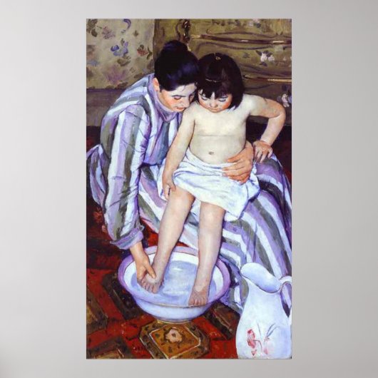 La Toilette, Mary Cassatt Poster (Voorkant)