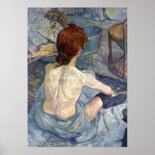 La Toilette Rousse - Toulouse-Lautrec-schilderij Poster