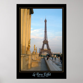 La Torre Eiffel (de Effieltoren) Poster