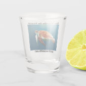 La tortue de mer en paix - Verre en feu (Dos)