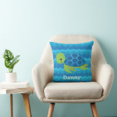 La TORTUE d'ENFANTS ondule le coussin fait sur (Chaise)