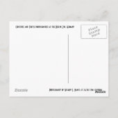 La tortue et la carte postale de crocodile (Dos)