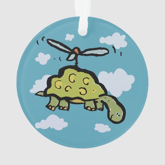 la tortue hélicoptère (dos)
