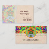 La tortue remet le modèle de carte de visite (Devant / Derrière)