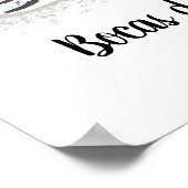 La tortuga del Mar - Het Zee schildpad Poster (Hoek)