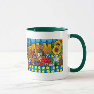 La Toscane enchante la tasse de café