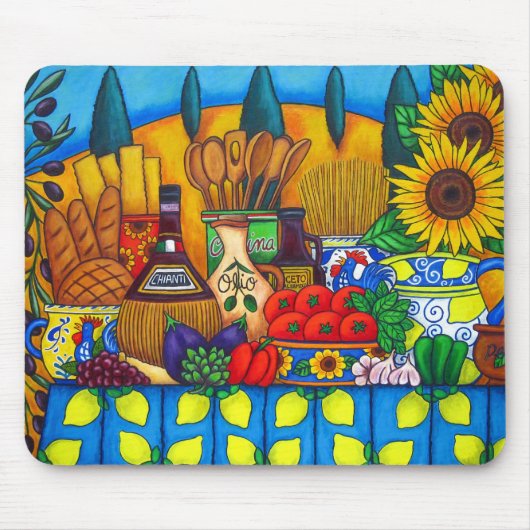 La Toscane enchante le tapis de souris (Devant)
