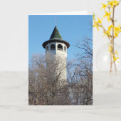 "La tour Casquette de la sorcière" Carte Hallowe’e (Fleur jaune)