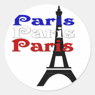 La Tour Eiffel Ronde Sticker